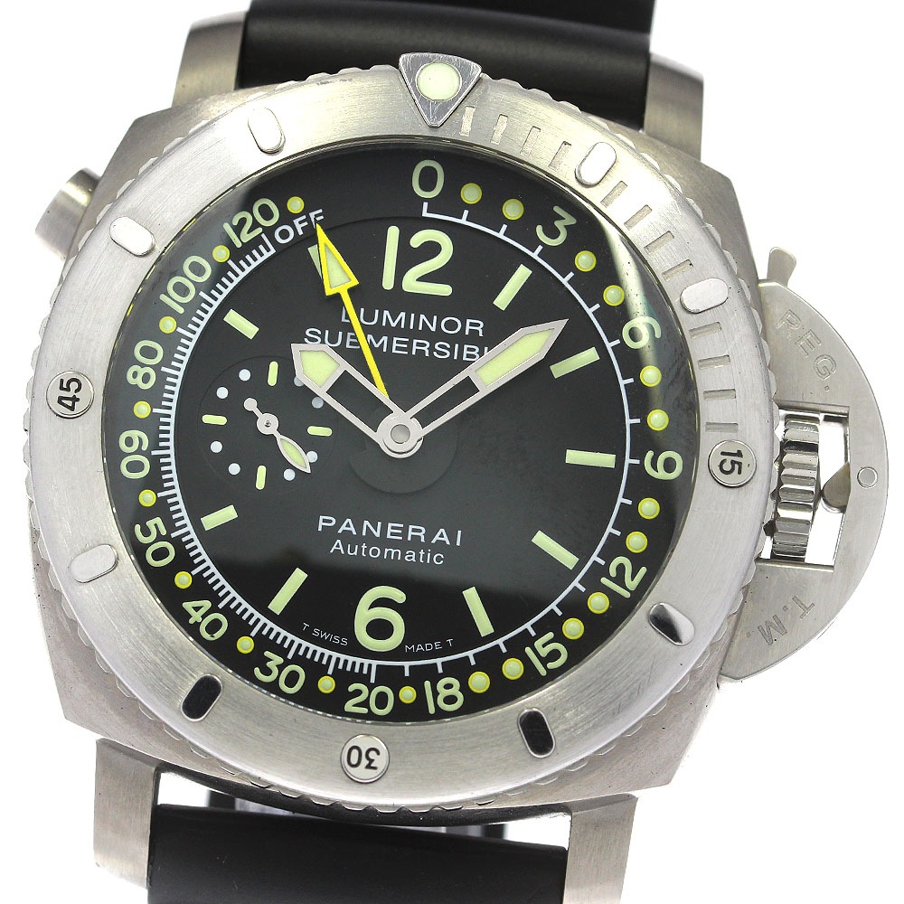 パネライ PANERAI PAM00193 ルミノール サブマーシブル デプスゲージ 自動巻き メンズ 良品 箱保証書付き_795713【中古】