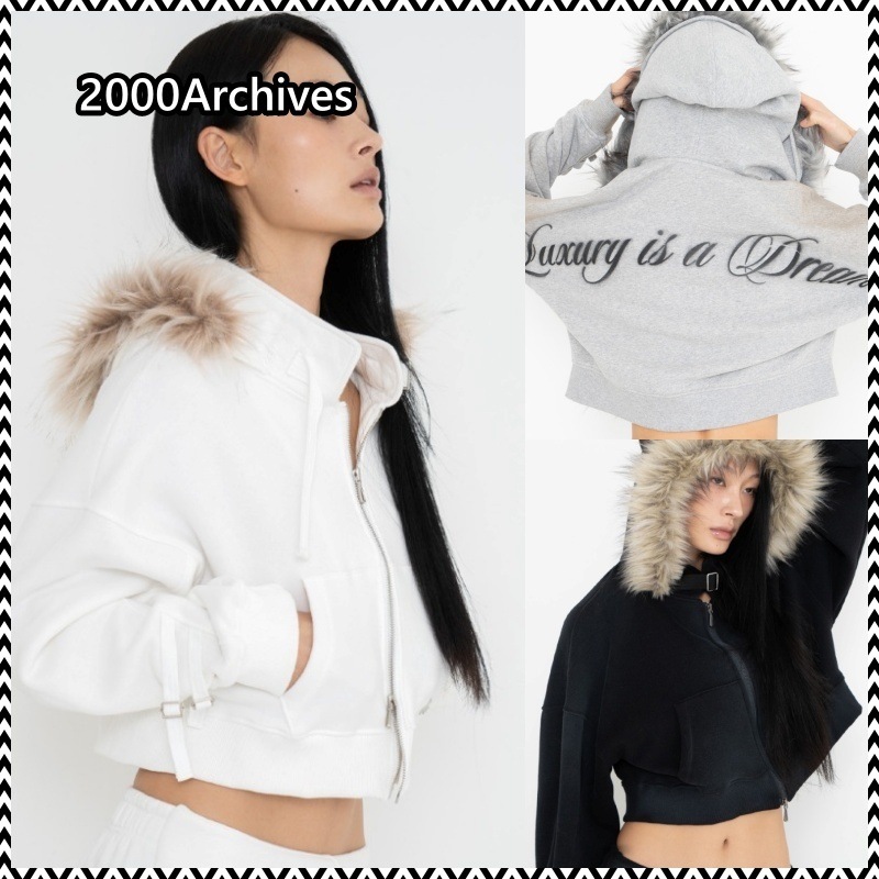 2000Archives LUXURY IS A DREAM HOODIE ZIP UP