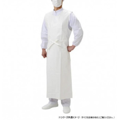 弘進ゴム ネオフレッシュ カッポウエプロン(袖無) 白 S G0477GC