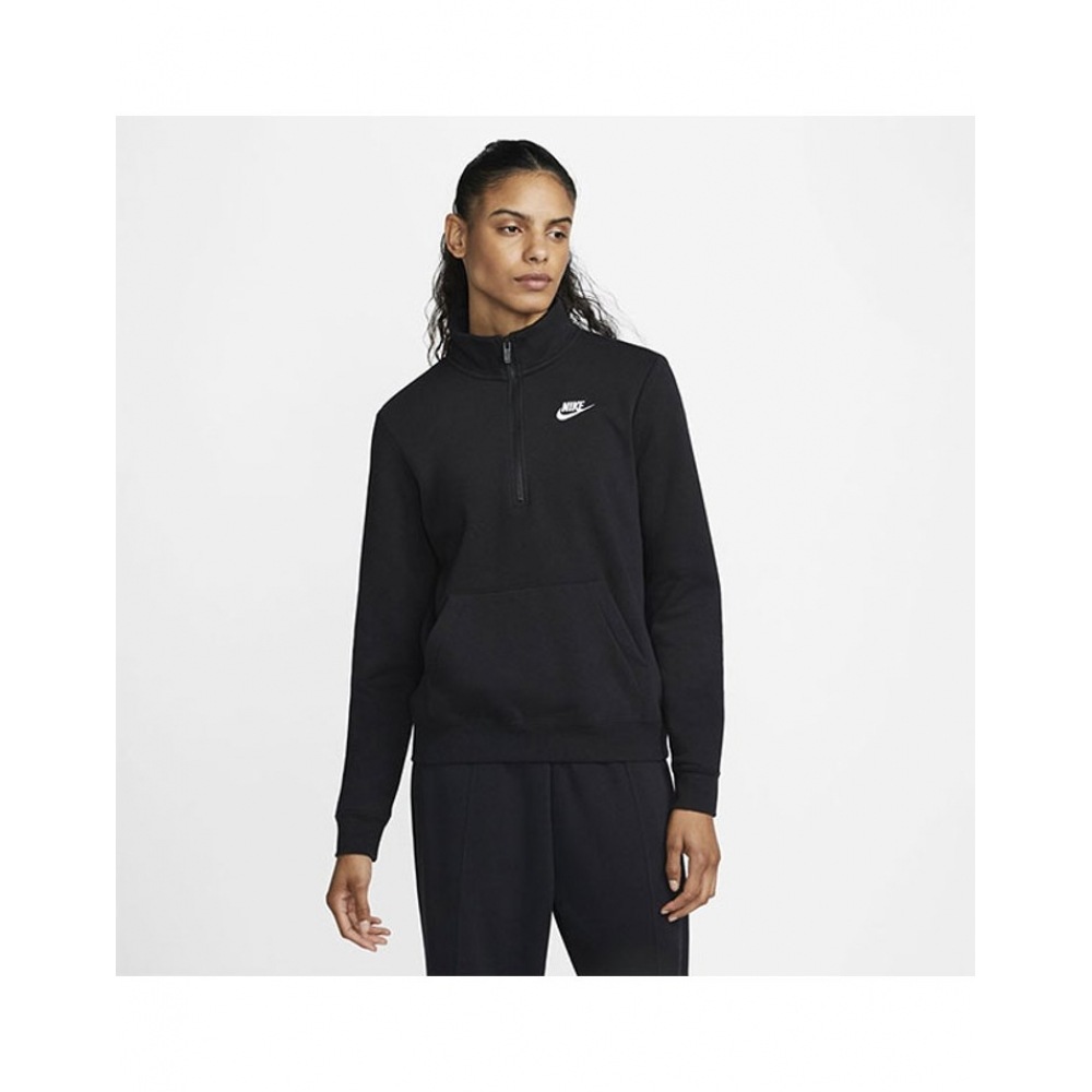 ナイキロングスリーブ T シャツウィメンズクラブフリースハーフジップスウェットシャツ DQ5839-010 S2210
