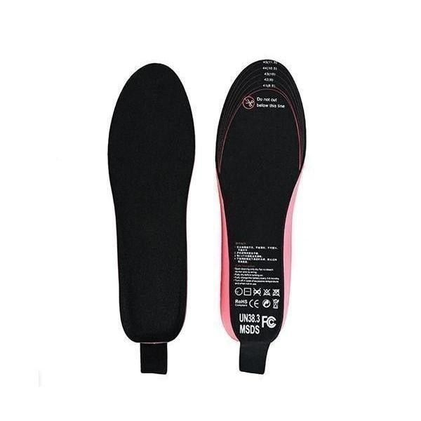 電熱インソール リモコン操作 USB充電アダプター 中敷き サイズ調整 無線 ３段温度調整 足温器 フット暖房 ((S