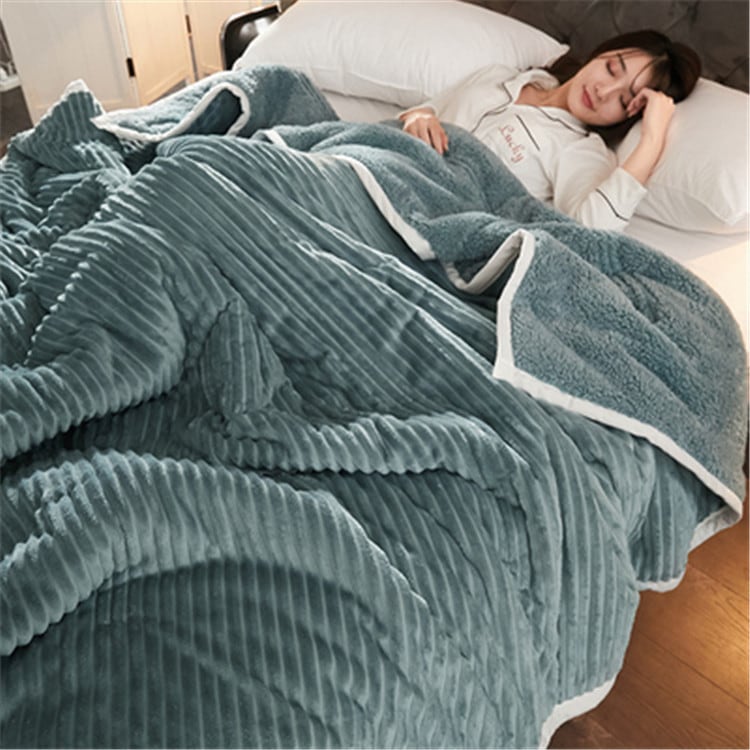 韓国ファッション 子羊の毛 シーツ キルトカバー 厚手 柔らかい 肌にやさしい クリエイティブ