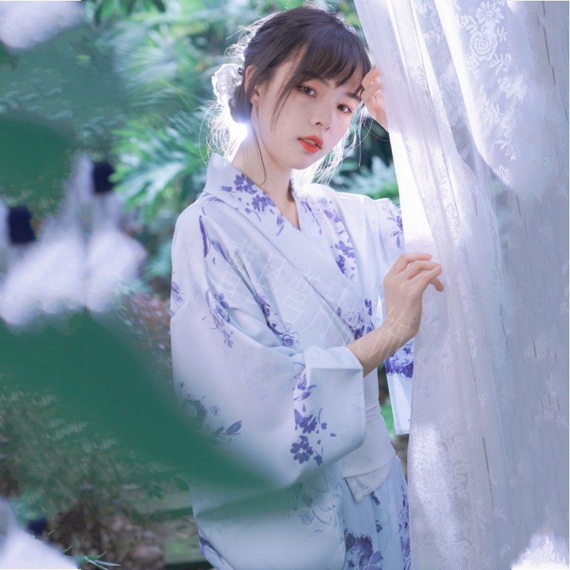 【送.料.無.料.急速発送】浴衣水墨画レトロワンピース