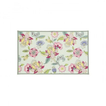 川島織物セルコン ミントン シンクロナイズハドンフラワー バスマット 50X80cm FT1234 G グリーン