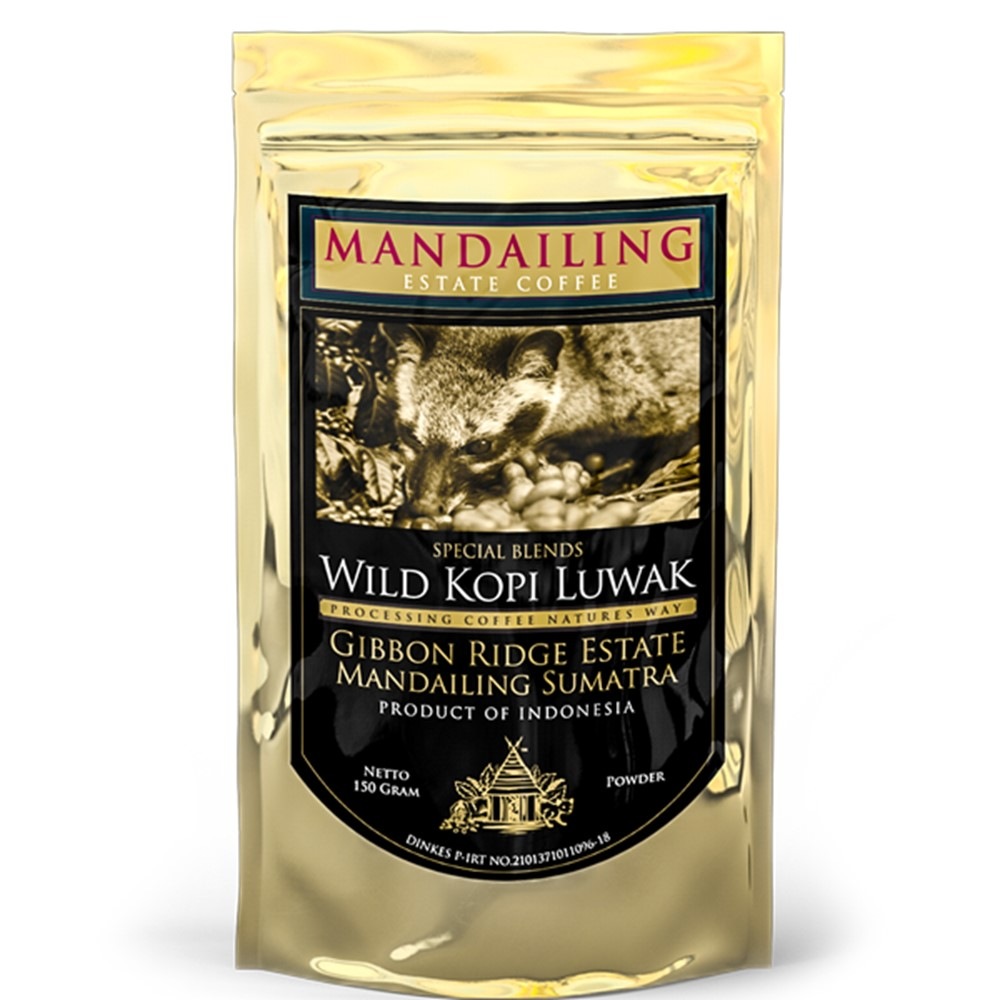 インドネシアコーヒー Wild Kopi Luwak ワイルド コピルアク　スペシャルブレンド　150g　粉末