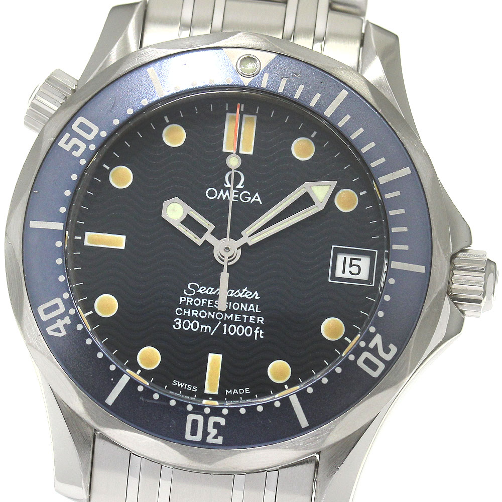 オメガ OMEGA 2551.80 シーマスター 300 デイト 自動巻き ボーイズ _848175【中古】