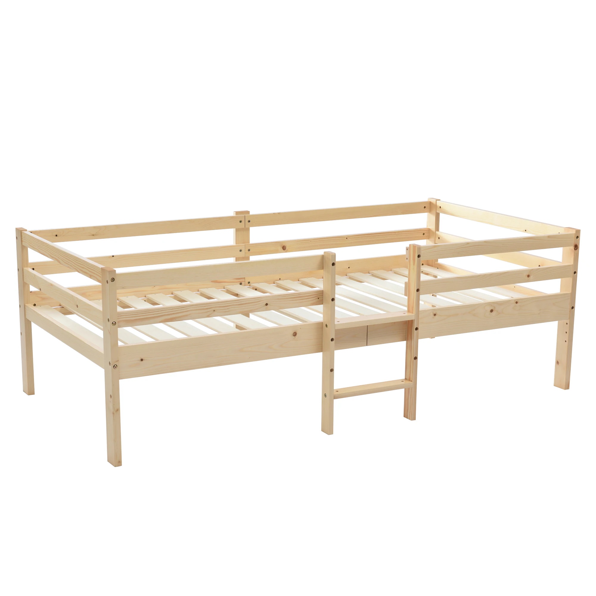 シングルベッド ロフトベッド ロータイプ ベッド ウッドベッド ベッド シングル 収納 北欧風 子供部屋 耐震