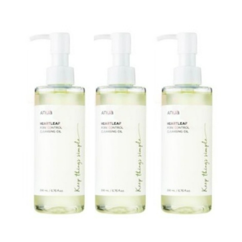 ドクダミ フォアコントロールクレンジングオイル 200ml 3本