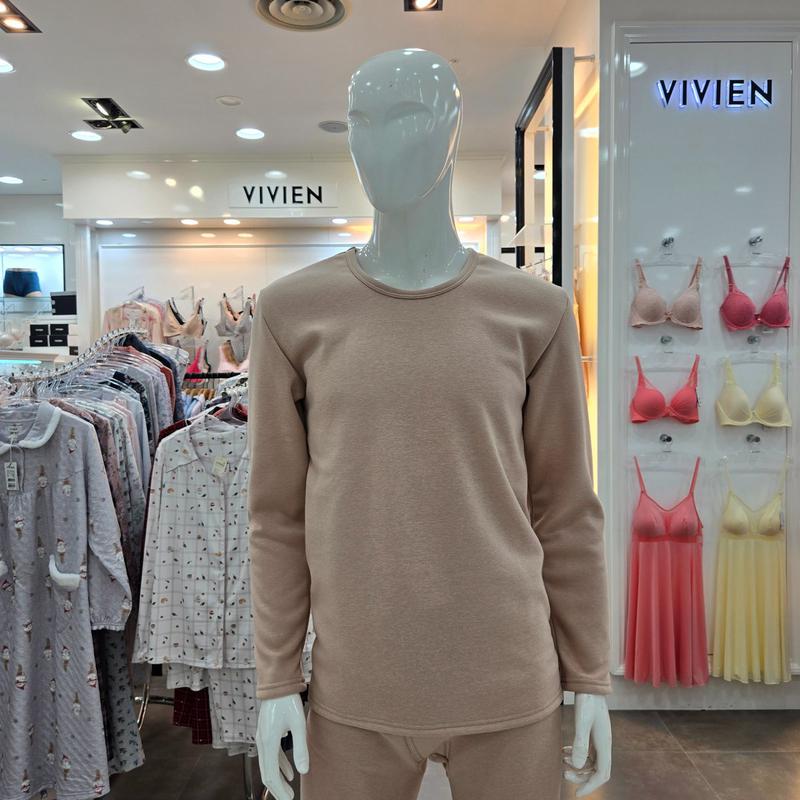 綿ポリ起毛男性インナー 上 LG6281-SBR