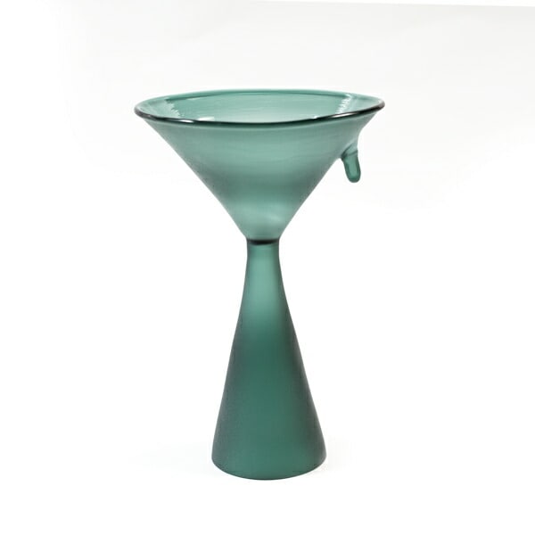 clear b(クリアービー) Glass Incense Burner frosted teal green
