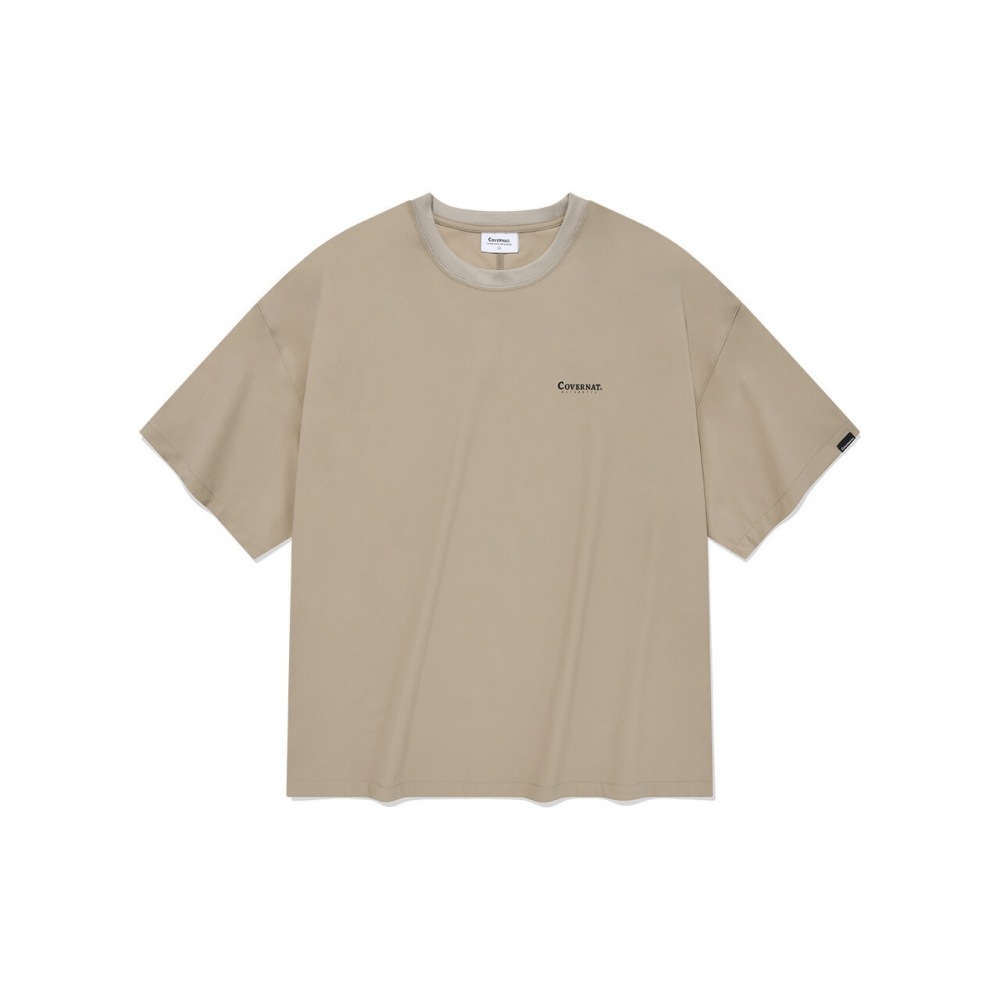 COVERNAT オーセンティッククールテック T シャツベージュ