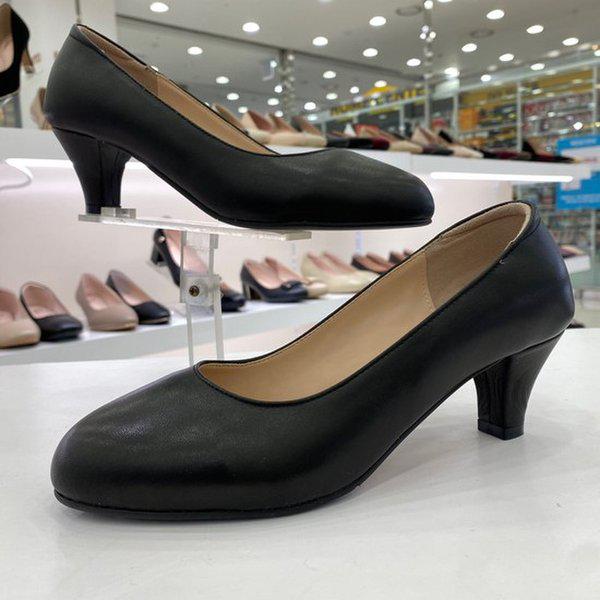 女性5CM 快適なベーシックパンプス PFESHP56OBK HSFF2A GN