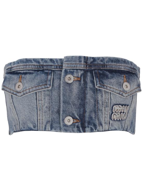 MIU MIU Women Tops GWT071SOOO197U F0008 BLEU