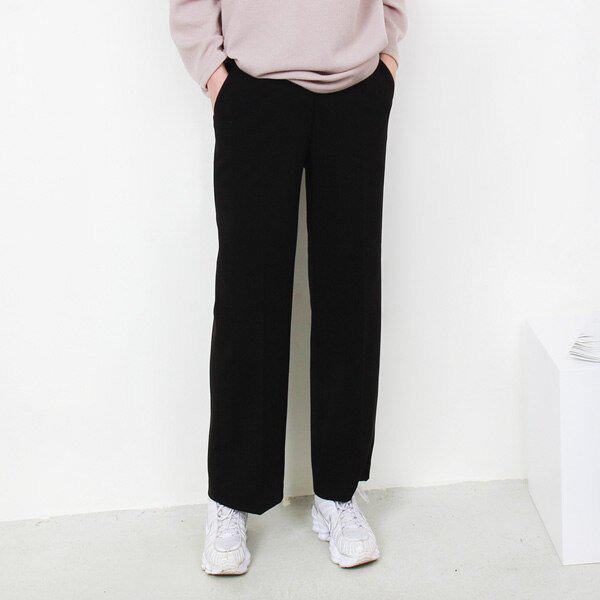 (SY)ロングバンドボンディングワイドパンツ ワイドパンツ
