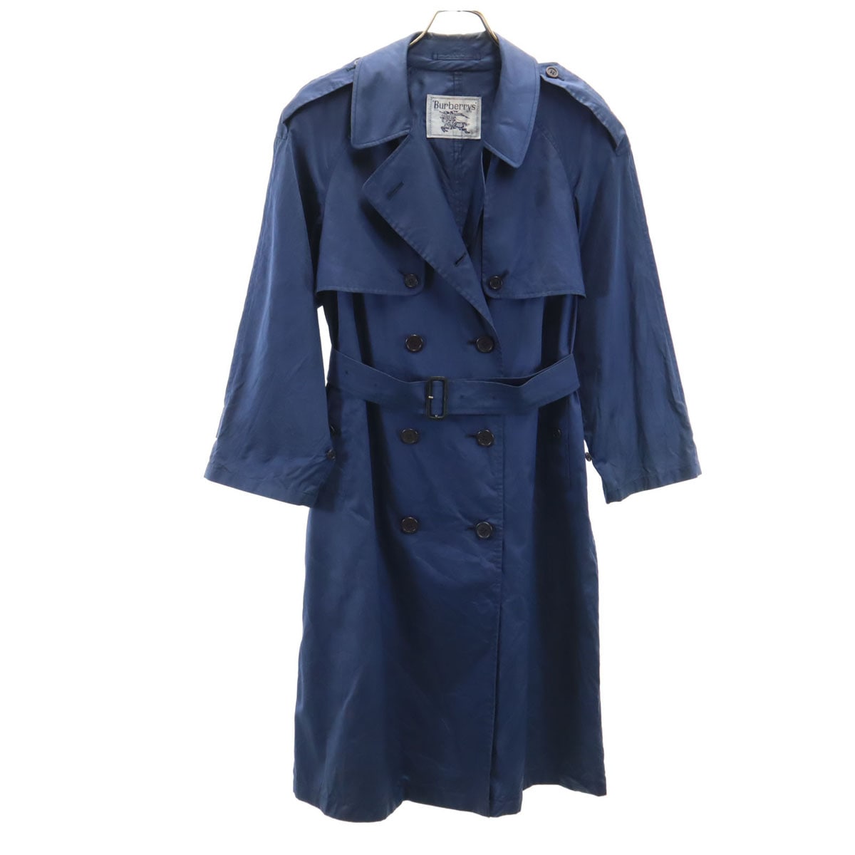 Burberrys バーバリーズ 80s 90s オールド トレンチコート ネイビー レディース 古着