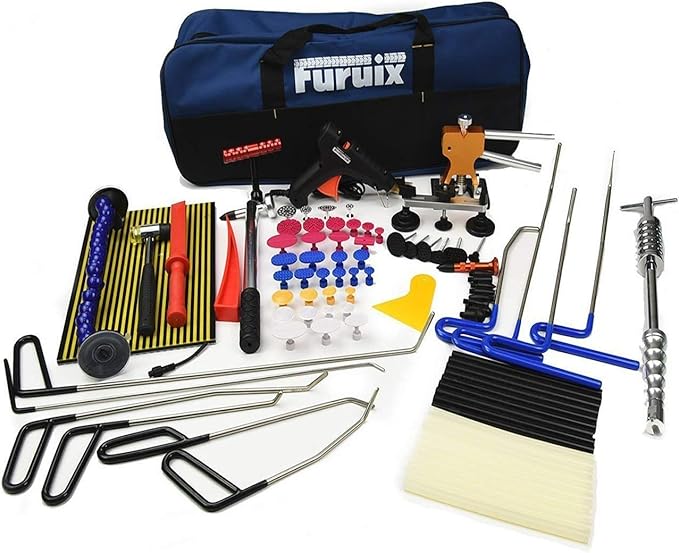 Furuix ペンとレス デントリペア工具セット 車表 凹み直し 車保養 修理工具 デントリフター 全キット