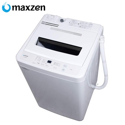 マクスゼン 6.0Kg 家庭用 全自動洗濯機 JW60WP01WH maxzen