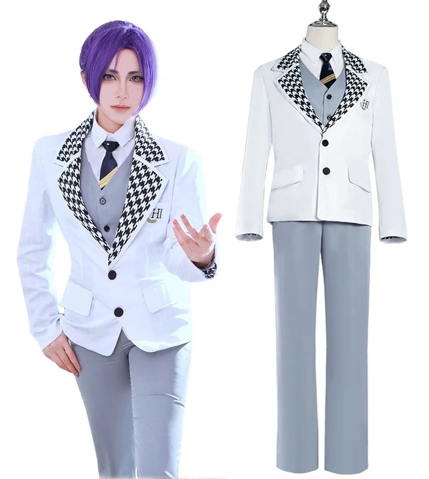 コスチューム 祝日 ハロウィン仮装 スーツ 制服 凪誠士郎 白宝高校 コスプレ衣装 ウィッグ 御影玲王 ブルーロック