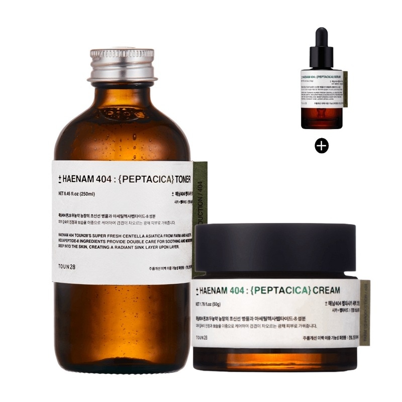 トン28海南404ペプタシカ夜明けクリーム50g+トナー250ml 2種セット