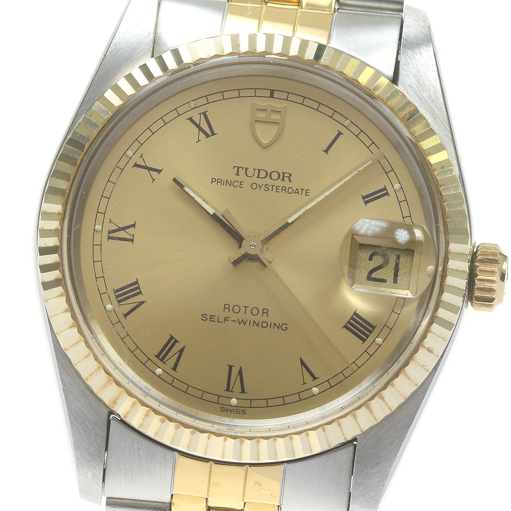 チュードル TUDOR 74033 プリンス オイスターデイト Cal.2824-2 自動巻き メンズ 箱・保証書付き_844464【中古】その他 ブランド腕時計