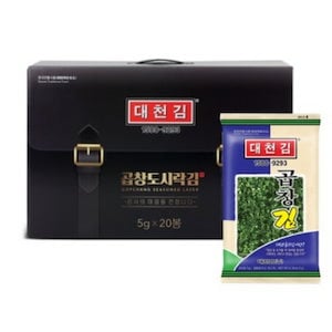 大川海苔 ホルモン 弁当海苔 5g x 20p ギフトセット / 海苔 / おかず / 韓国食品 / 赤ちゃんのおかず / プレゼントセット / お弁当