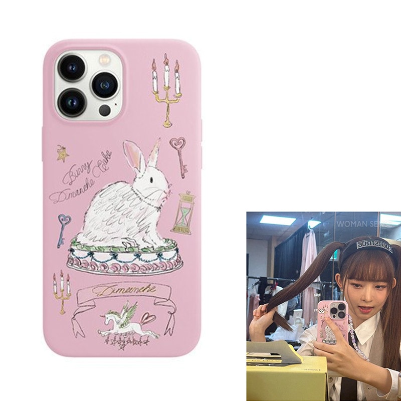 IVE レイ着用 うさぎ スマホケース 韓国