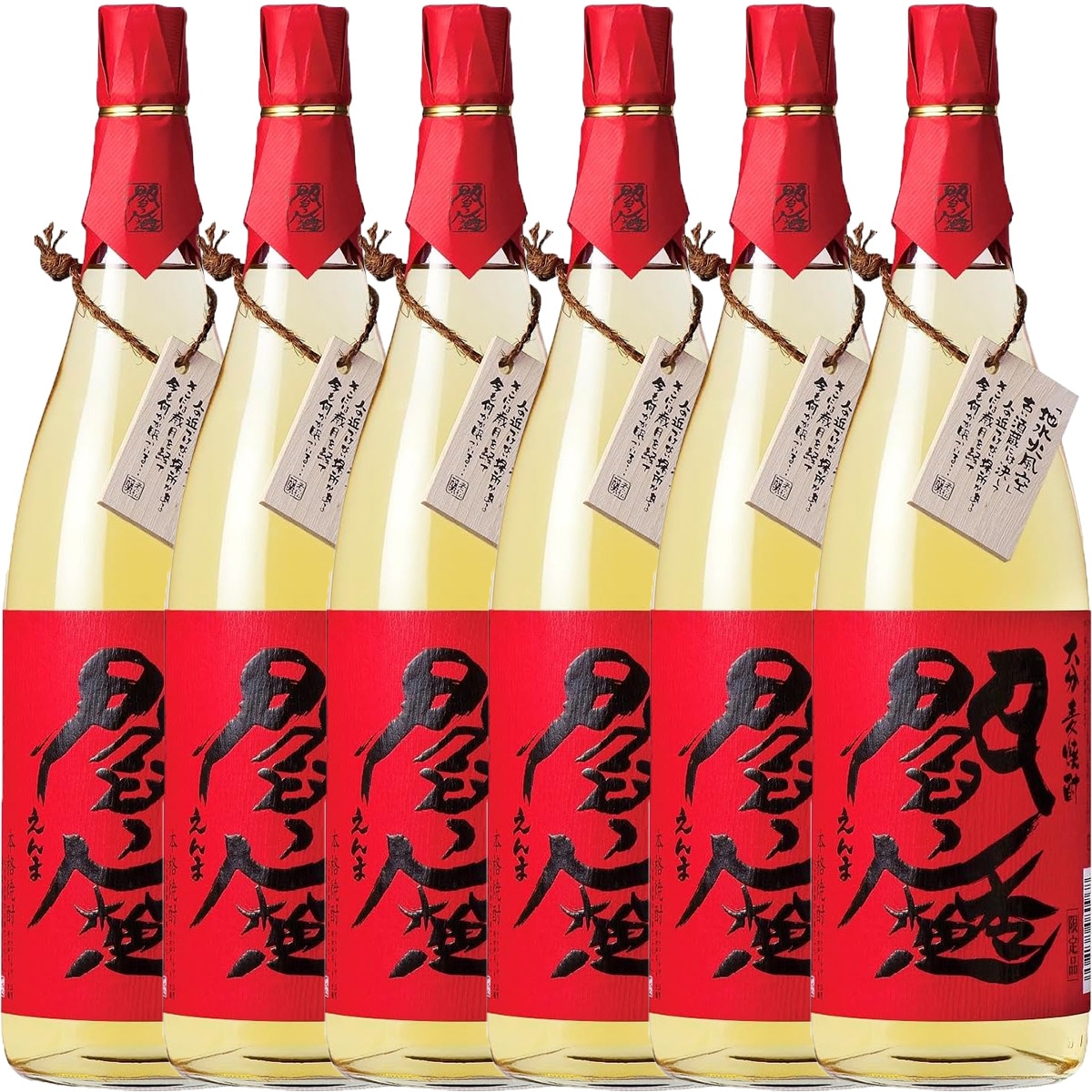 老松酒造 本格麦焼酎 閻魔 えんま 樽 25度 1.8L 1800ml 1.8L×1ケース/6本