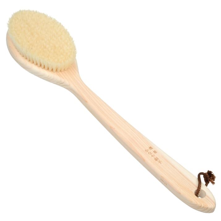 かなや刷子 ボディブラシ ヒノキDX-L ミディアム 131161