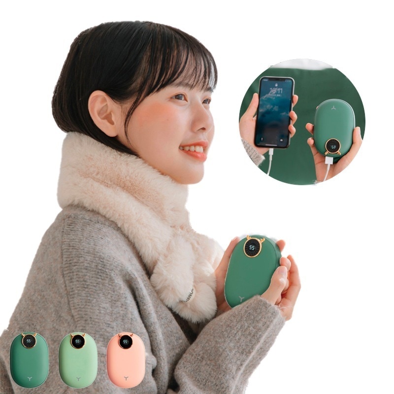 ハンドウォーマー 充電式カイロ 10000 手首ウォーマー 可愛い パワーバンク モバイルバッテリー36371192411924