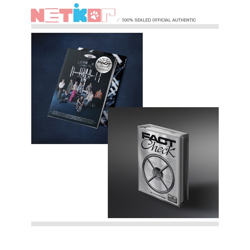 (2種セット) (Storage+Chandelier) 【NCT127】 5th Full Album 【Fact Check】 (Photo Case+Photobook) 韓国チャート反映