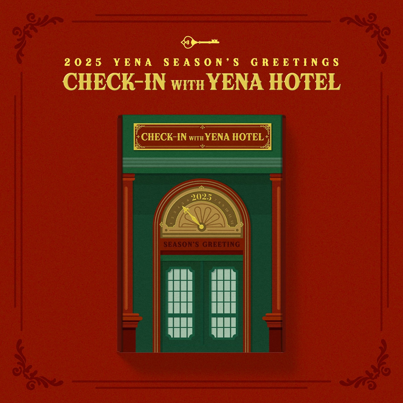 【PRE-ORDER EVENT】 YENA - 2025 SEASON’S GREETINGS [CHECK-IN WITH YENA HOTEL] + PHOTOCARD