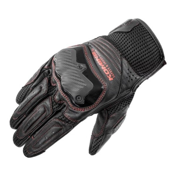 ＧＫ２６７ ショットガンメッシュグローブ ブラック．レッド Ｍサイズ 06-267/BK.RD/M