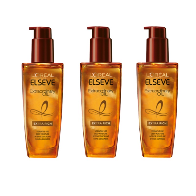 ヘアオイルエクストラリッチブラウン(100mlx3)