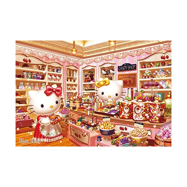 【SALE／60%OFF】 Hello Kitty 1000 piece jigsaw puzzle Sanrio candy shop (49x72cm) 並行輸入品 ジグソーパズル