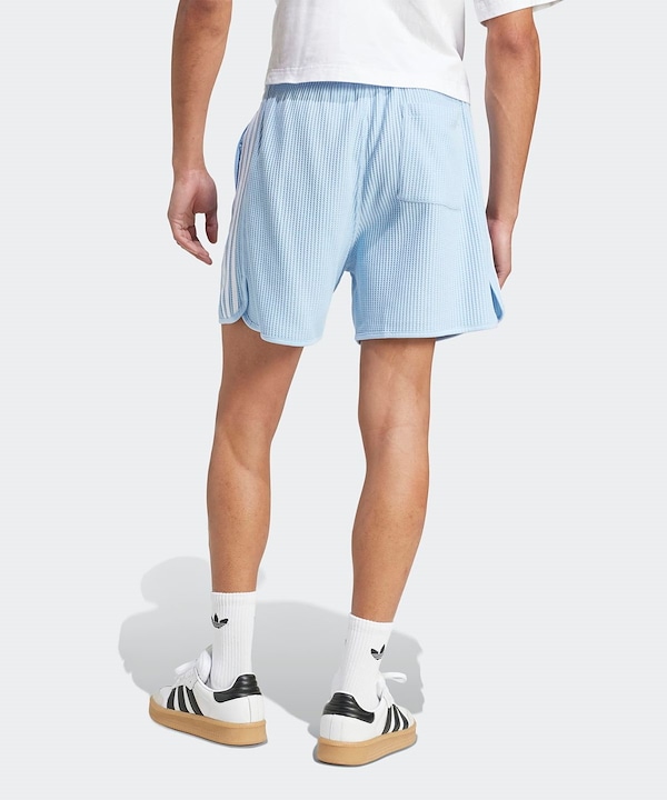Qoo10 adidas ワッフル ニット ショーツ 無地 ショー