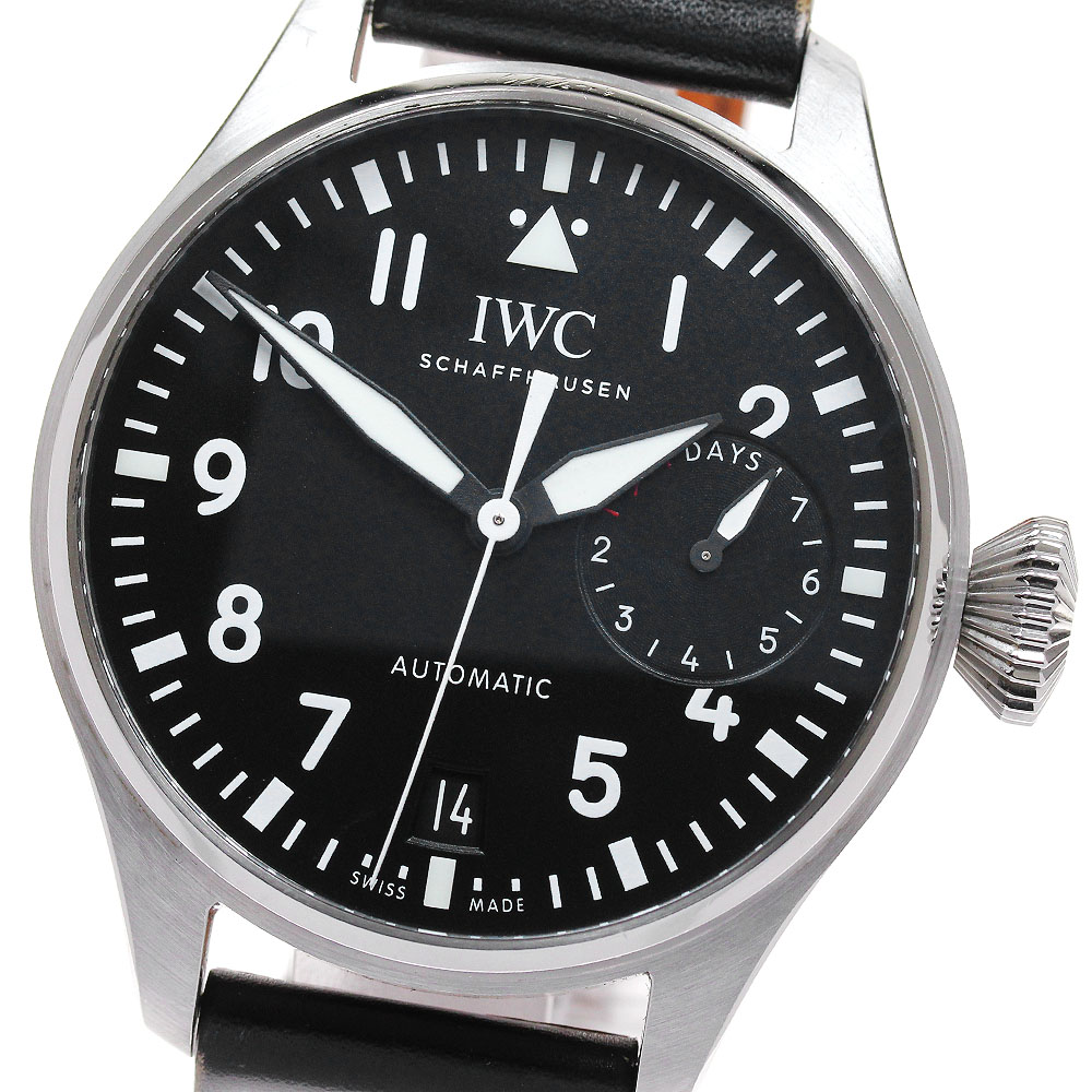 IWC IWC SCHAFFHAUSEN IW500912 ビッグ パイロットウォッチ 7DAYS 自動巻き メンズ 保証書付き_869699【中古】