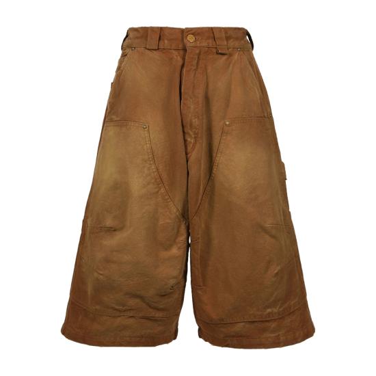 WILLY CHAVARRIA Men Shorts WCBTM0006 015 TRIGO BROWN