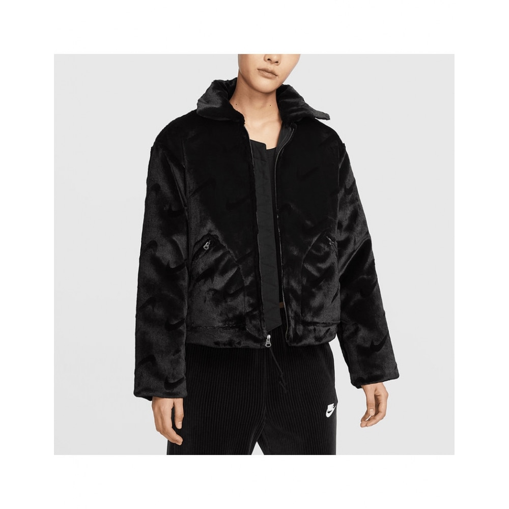 ナイキレディースルーズプリントフェイクファージャケット FV8020-010 26,284円