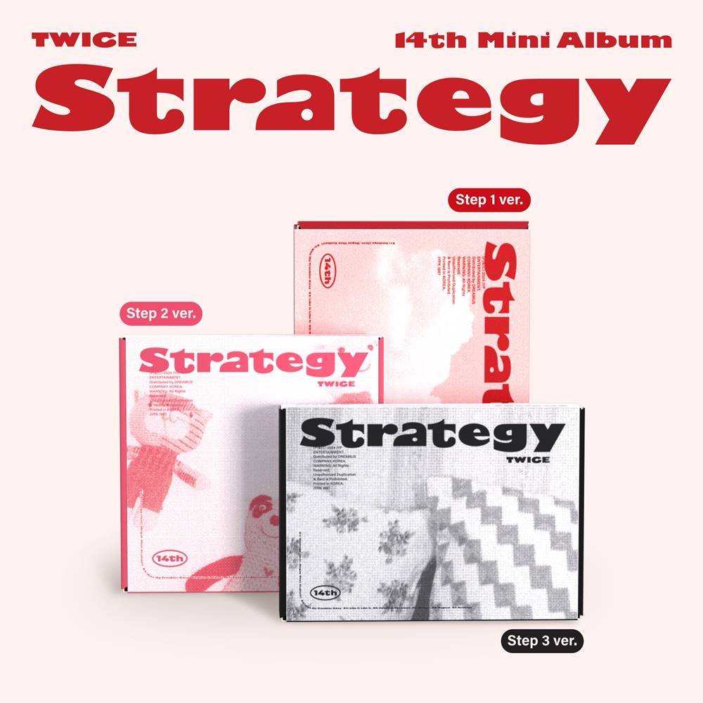 [特典] TWICE - STRATEGY / 14th Mini Album 3種SET APPLE WITHMUU