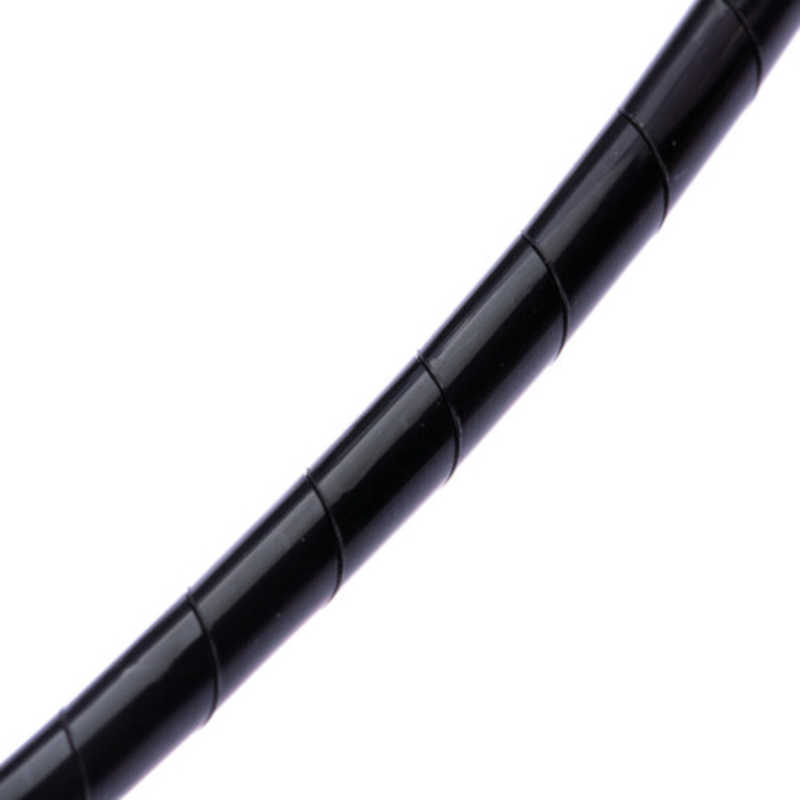 パンドウイット スパイラルラッピング 耐候性ナイロン66 黒 T100NC0