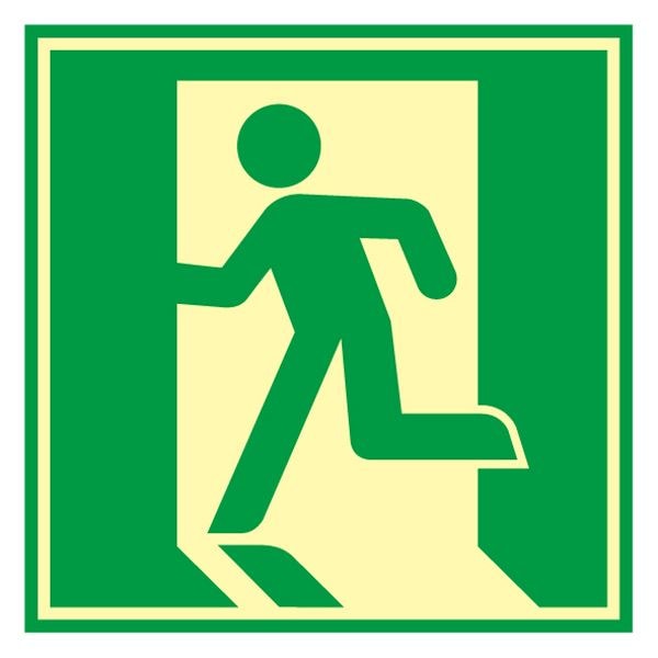 ドア用避難標示 蓄光 E 5,476円