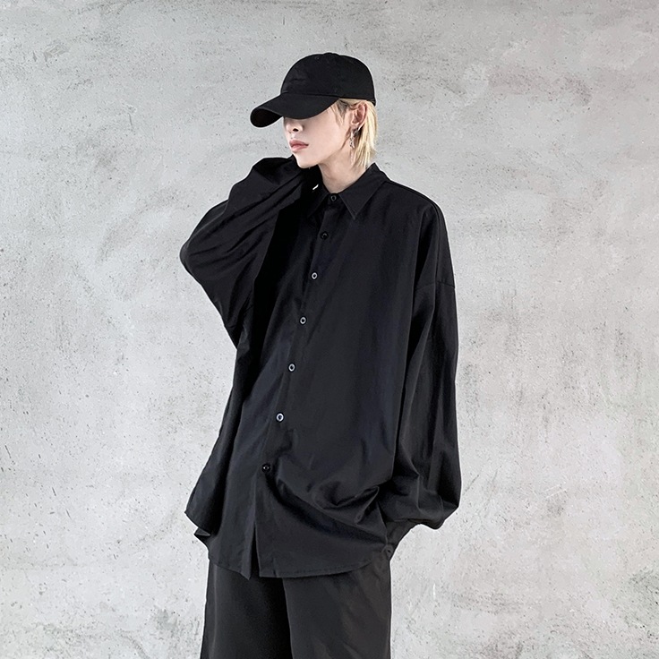 男女兼用 トップス シャツ 白シャツ ビッグT ミディアム丈 袖あり 長袖 襟付き 前開き シンプル カジュアル 大人 おしゃれ お洒落 かっこいい レトロ アジアン エスニック エキゾチック ラフ 7,207円