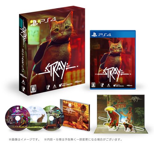 STRAY(ストレイ) スペシャルエディション -PS4 【特典】オフィシャルサウンドトラックCD(3枚組)アクリルジオラマスタンド