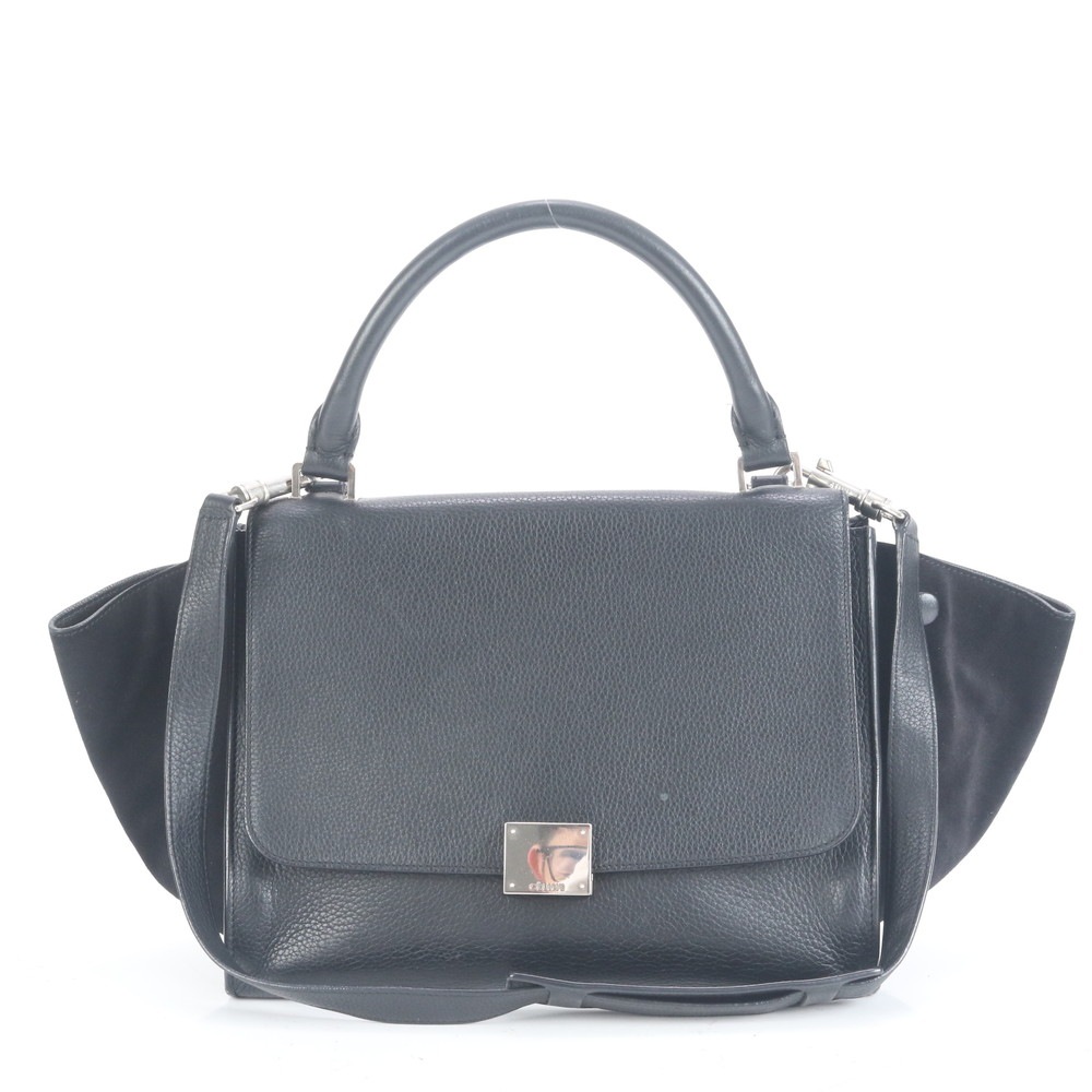 極美品 トラペーズ スモール レザー 2WAY ショルダーバッグ 肩掛け トート ハンド レディース ECE CN4-4 中古 41,990円