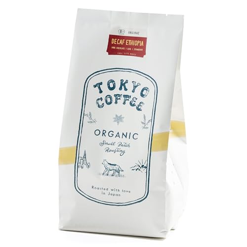 TOKYO COFFEE デカフェ エチオピア モカ コーヒー豆 オーガニック カフェインレス珈琲 ノンカフェイン (豆のまま400g)