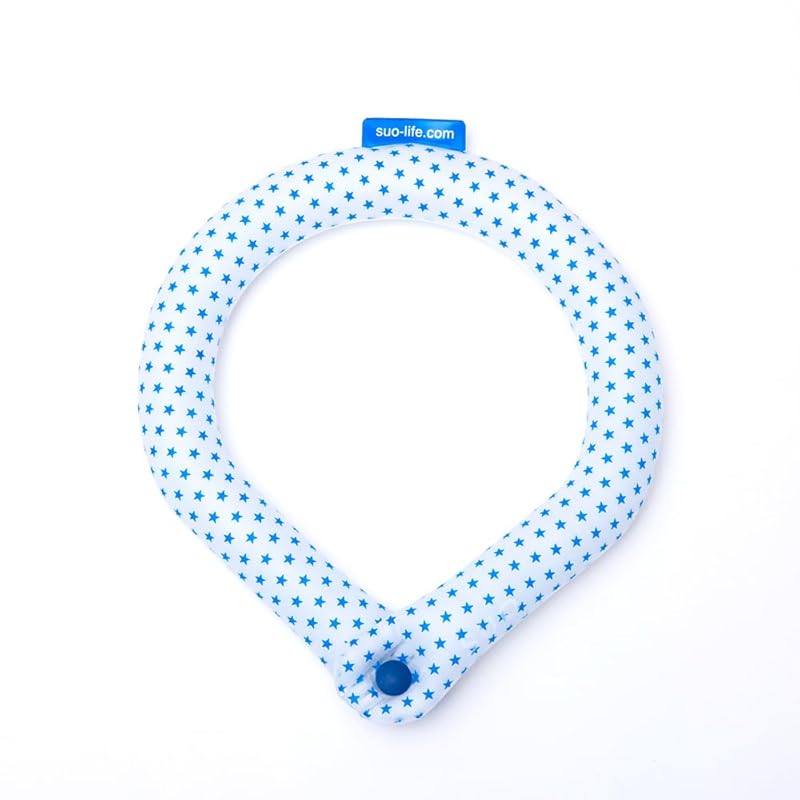 即納：【SUO】SUO 28ICE COOL RING ボタン付 M ブルー 5,425円