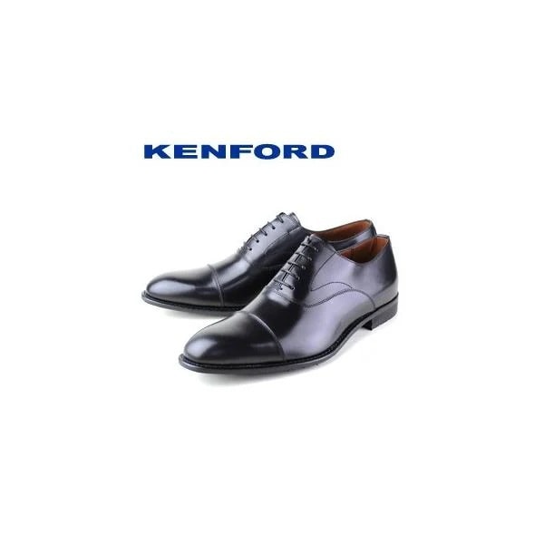 ケンフォード KENFORD KB48 ABJEB 黒 ブラック 幅広 4E メンズ ビジネスシューズ ストレートチップ リーガルコーポレーション 革靴 大きいサイズ