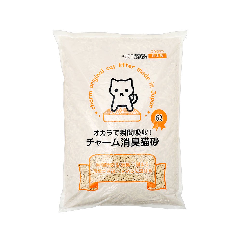 国産猫砂　おからで瞬間吸収　６Ｌ　８袋　お一人様１点限り　ＣＲＣ30―14―40―20―00