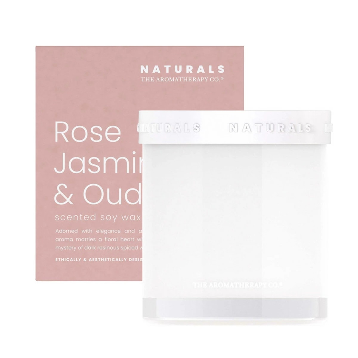 （THE AROMATHERAPY CO.）Naturals　キャンドル　400g　Rose Jasmine & Oud　ローズジャスミン＆ウード　Candle　（アロマセラピーカンパニー）