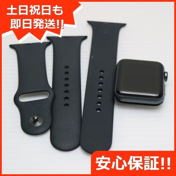 美品 Apple Watch series3 42mm GPS スペースグレイ 73
